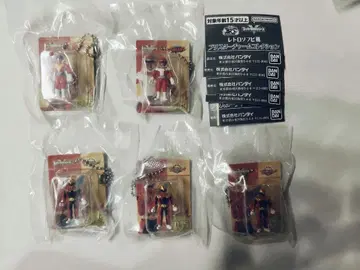 슈퍼전대 히어로 레트로 소프트 비닐풍 블리스터 참 컬렉션