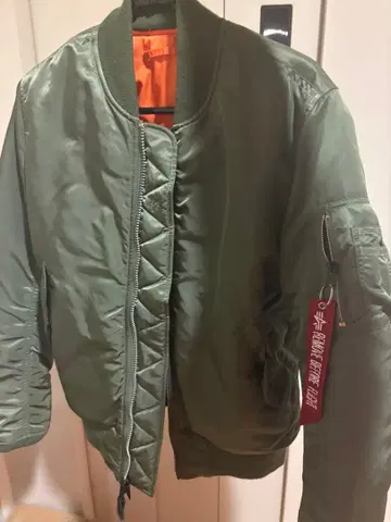 alpha 올리브 그린 MA-1 플라이트 자켓