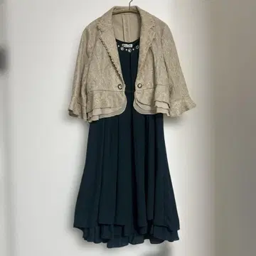 axes femme 쉬폰 드레스 숏 자켓 2세트