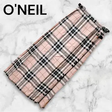 [ O'NEIL of DUBLIN ] 핑크 체크 랩스커트 (M)