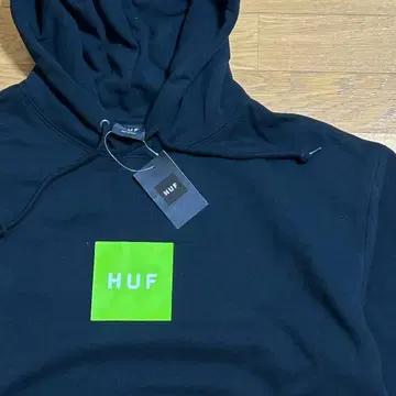 HUF 후드티 풀오버 후드티 박스 로고 블랙 M HUF