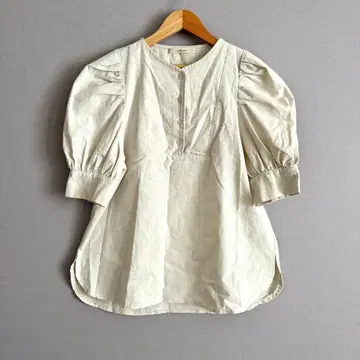 아리바이 더블 클로젯 드레스 셔츠풍 블라우스 벌룬 슬리브