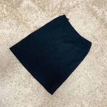 [ 고품질 ] 쿠 드 샹스 타이트 스커트 38 안감 부착 차콜 그레이