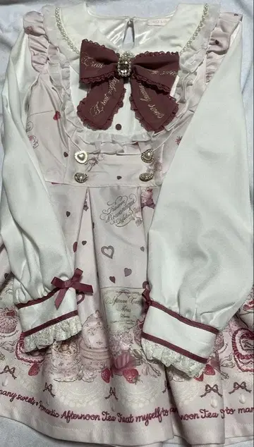 LIZLISA 리즈리사 애프터눈 티 셋업 핑크 택 포함