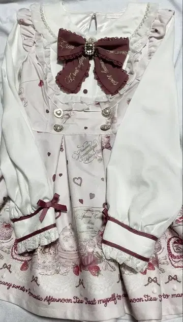 LIZLISA 리즈리사 애프터눈 티 셋업 핑크 택 포함