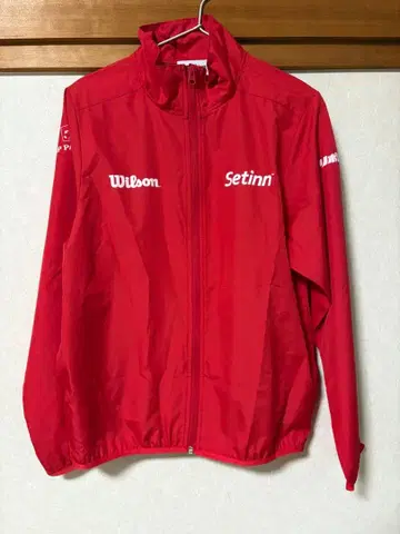 Wilson Setinn 레드 나일론 자켓