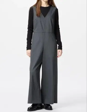 새상품 UNIQLO 점프수트 XXL 다크 그레이