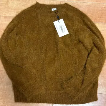 더 바넷 한국 니트 스웨터 브라운