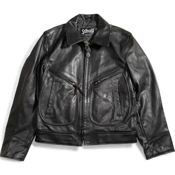 90s 샷 라이더 자켓 가죽 자켓 D 포켓 637