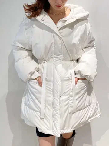 SNIDEL 스나이델 니시카와 레이디 모즈 다운 IVR 0 사이즈