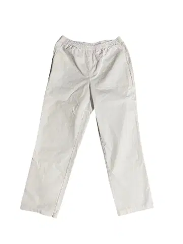 KORET 화이트 이지 팬츠 컬러 팬츠 허리밴딩 M 사이즈