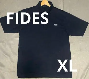 FIDES 블랙 피케 셔츠 골프 XL