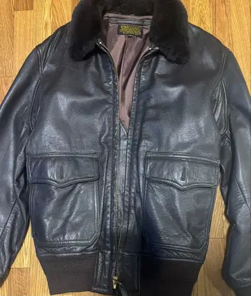 미국 해군 사용 모델 US AUTHENTIC 가죽 자켓 34T