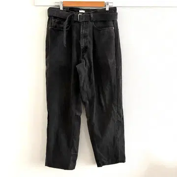 SEEALL 재구축 블랙 데님 faar 한정판