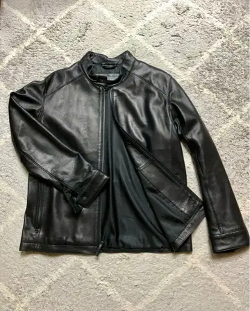 블랙 가죽 자켓