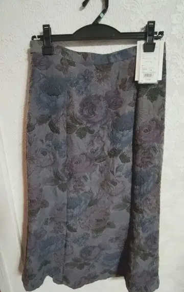 플레어 스커트 퍼플 계열 꽃무늬 11호