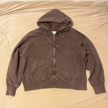 BOWWOW 브라운 집업 후드티 XL