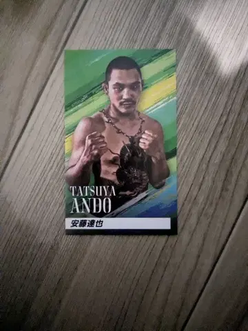 RIZIN 안도 타츠야 명함 카드