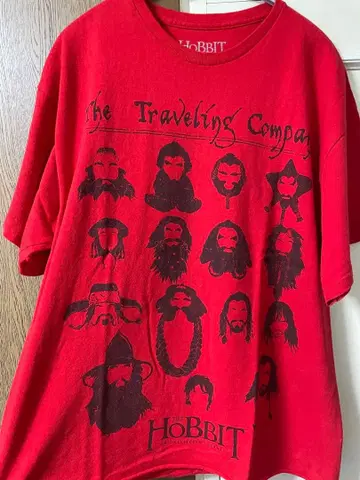 The Hobbit 캐릭터 티셔츠 M/L