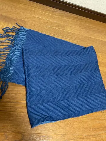 [영국옥] 머플러 네이비 캐시미어