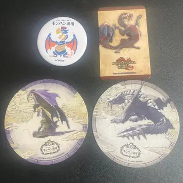 몬헌 술집 코스터 카드 캔 배지