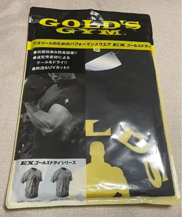 [새상품] 골드짐 드라이T셔츠 블랙 XL 실루엣조