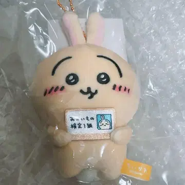 치이카와 (먼작귀) 토끼 쇼핑 검정 1급 봉제 인형 에포스카드