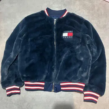 TOMMY JEANS 플리스 리버서블 봄버 자켓 MA-1