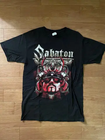 Sabaton 사바톤 2018 JAPAN 투어 T셔츠 M 사이즈
