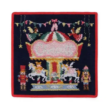 페이 x 차코트 NUTCRACKER 타월 손수건 라즈베리