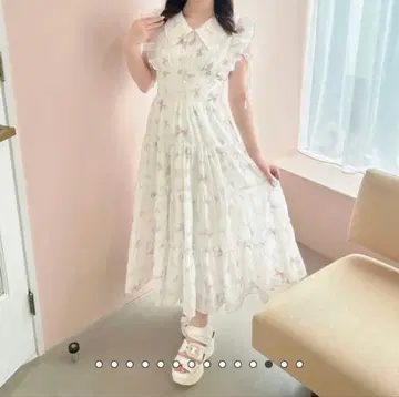 오리지널 리본 무늬 원피스