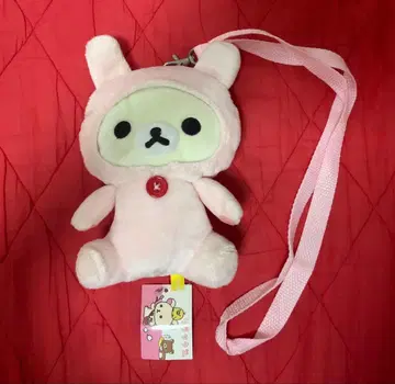 [택 포함] 희귀 레어 코리락쿠마 토끼 미니백