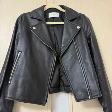 FRAY I.D 가죽 라이더 자켓 0 사이즈