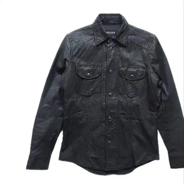 00s archive 291295=HOMME LEATHER SHIRT