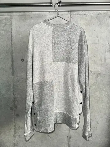 McQ Alexander Mcqueen 그레이 패치워크 긴팔 맨투맨 M