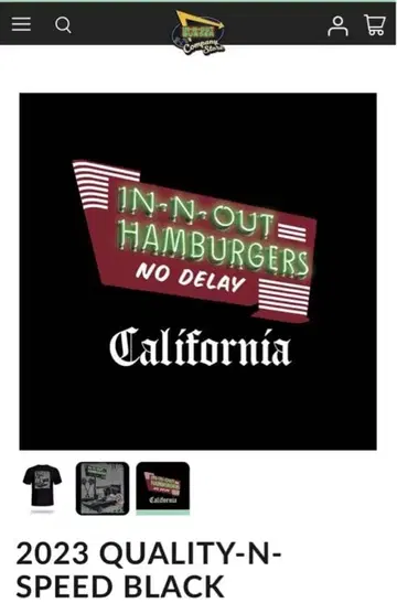 (레어) 2023 IN-N-OUT BURGER 인앤아웃버거