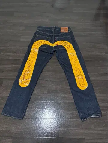 정품 Evisu 노랑 33*32