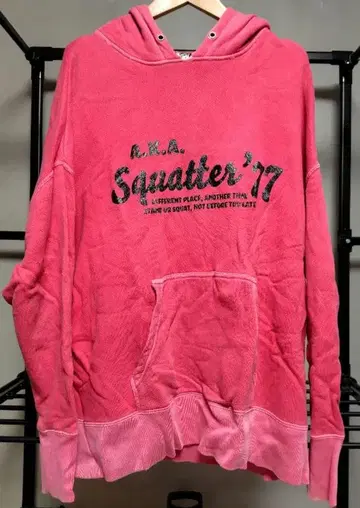 RALEIGH 'SQUATTER'77' GRUNGY SWEAT PARKA