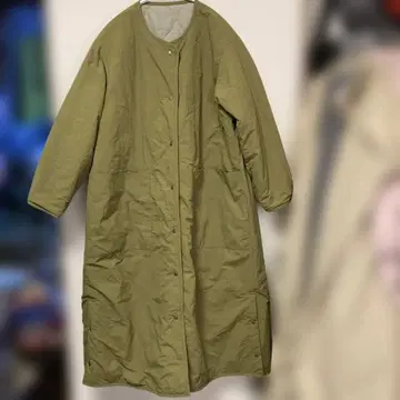 사만사 모스모스 리버서블 프리 코트 카키