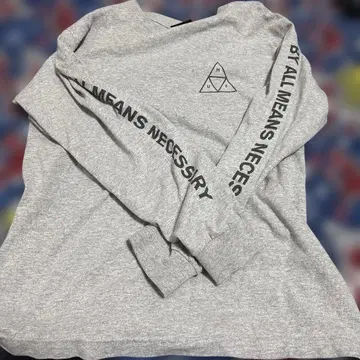 HUF 그레이 롱 슬리브 트레이닝복 S