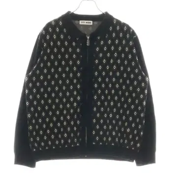 【即完売品】TTT_MSW DIAMOND KNIT POLO Black XL TTT MSW 23ss Diamond Knit Polo 新品 M ネイビー