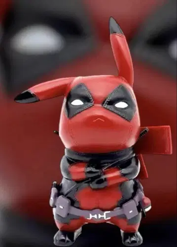 1개 한정 데드풀 피카츄 피규어 MARVEL