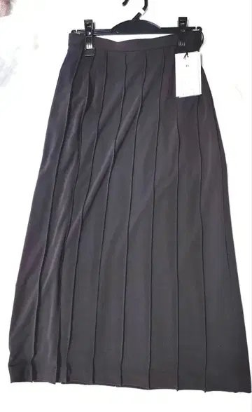 다크 브라운 플리츠 스커트 80cm