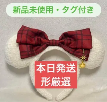 택 포함 미사용 새상품 리루린린 머리띠 디즈니 크리스마스 2025