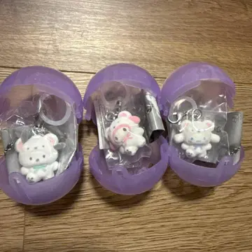 산리오 포근포근 스노우 메지루시 액세서리