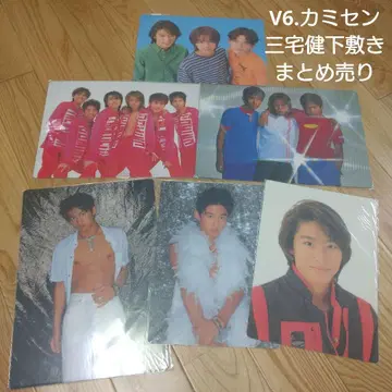 V6 카미센 미야케 켄 공식 책받침 6개 묶음 판매