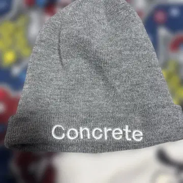 Concrete 니트 모자 비니 그레이