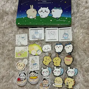 치이카와 (먼작귀) 마그넷 22개 곤차로프 콜라보 캔 세트