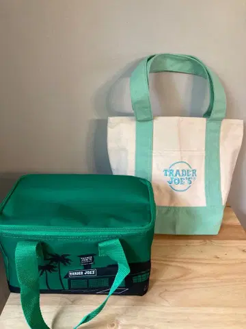 트레조 그린 세트 미니 토트+보냉백