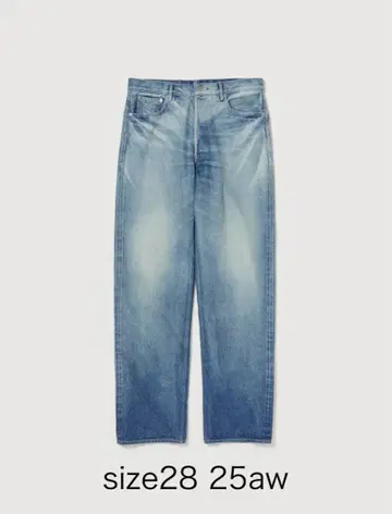 Auralee 25AW 데님 팬츠 size28
